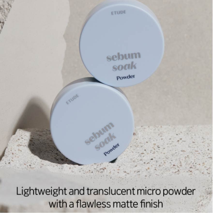 Sebum Soak Powder (Removes Excess Shine Without Drying Out Your Face, Creating Glowing Skin All Day Long) 5g