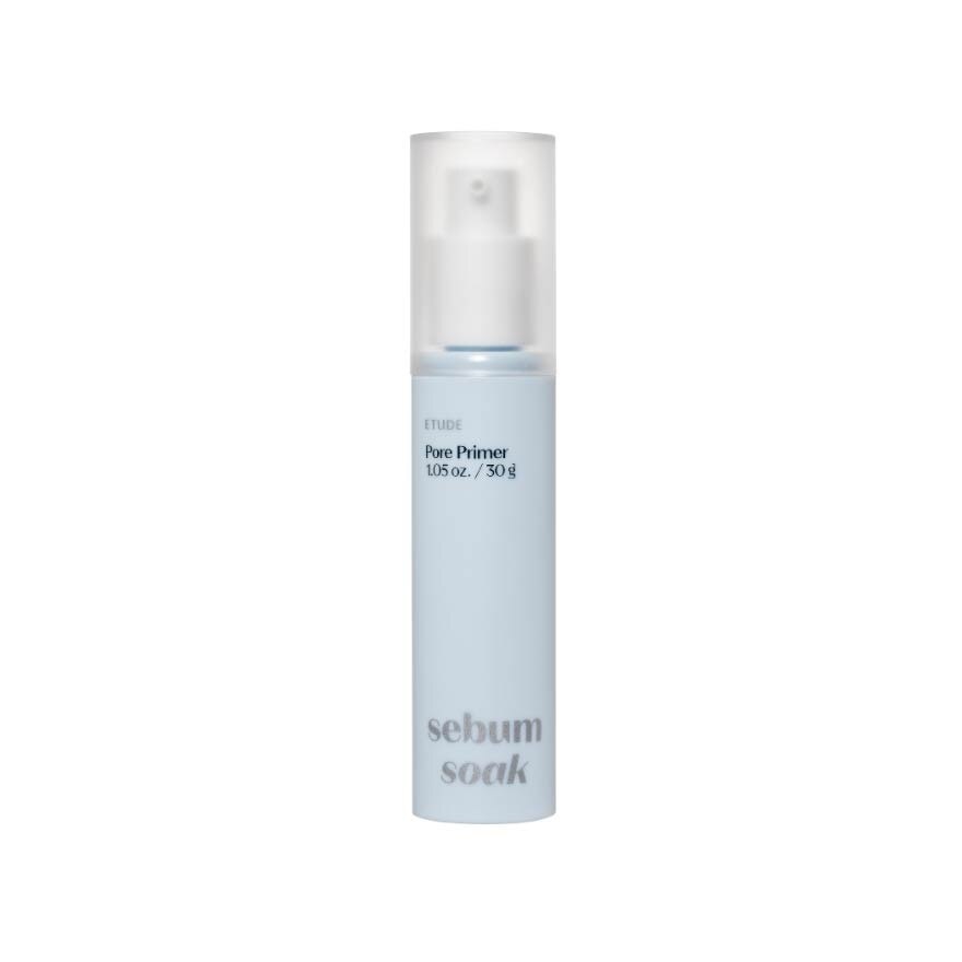 Sebum Soak Pore Primer (Oil Free, Long Lasting Makeup Base With Pore Coverage) 30g