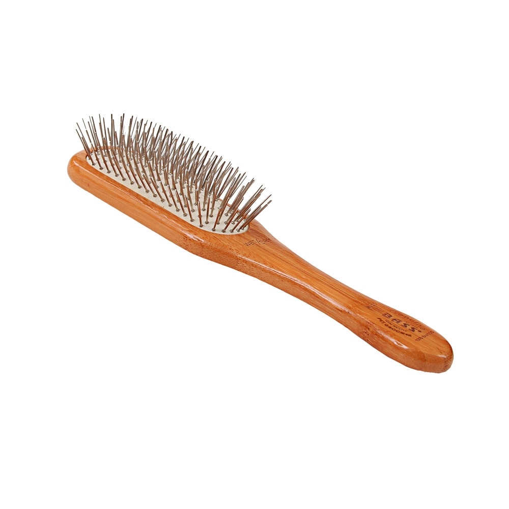 Bass Style & Detangle Pet Brush Oblong 1s