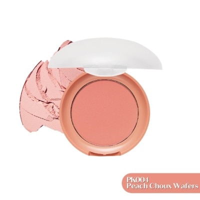 ETUDE Lovely Cookie Blusher PK004 Peach Choux Wafers (For Bright + Natural look) 4g