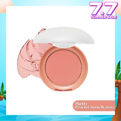 ETUDE Lovely Cookie Blusher PK004 Peach Choux Wafers (For Bright + Natural look) 4g