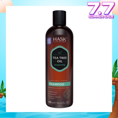 HASK Tea Tree Oil Invigorating Shampoo (To Refreshes & Soothes Scalp) 355ml