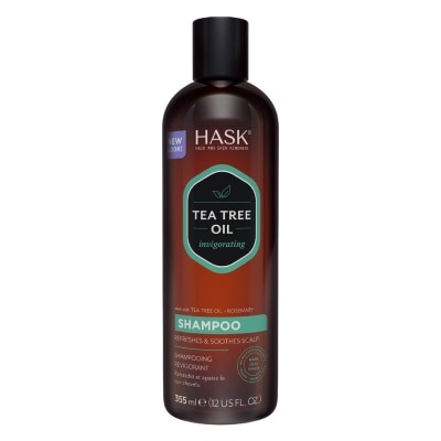 HASK Tea Tree Oil Invigorating Shampoo (To Refreshes & Soothes Scalp) 355ml