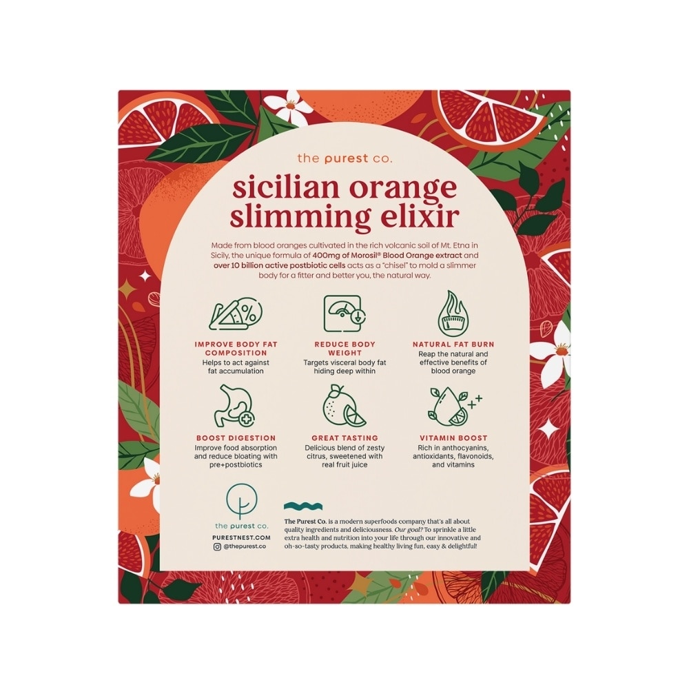 Sicilian Orange Slimming Elixir Sachet 15s (Expiry: May`2026)