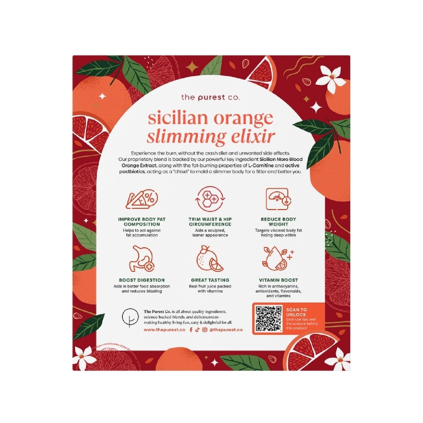 Sicilian Orange Slimming Elixir Sachet 15s (Expiry: May`2026)
