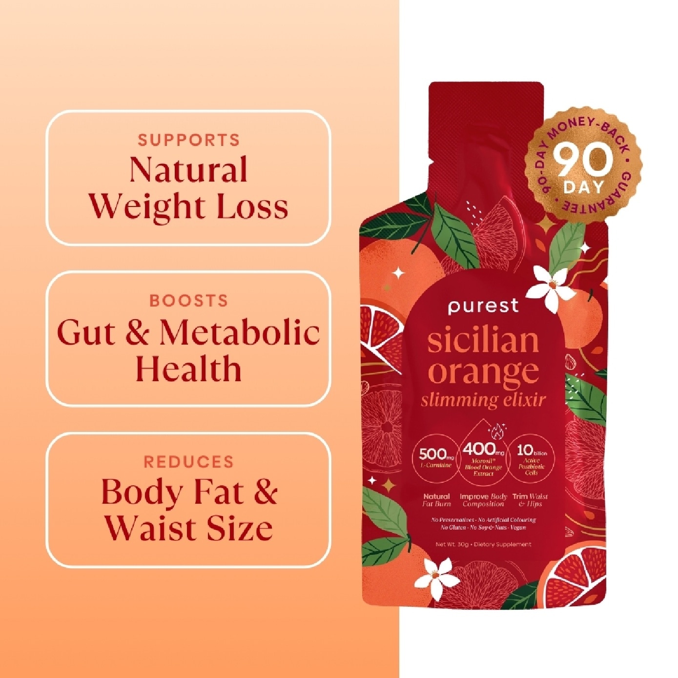 Sicilian Orange Slimming Elixir Sachet 15s (Expiry: May`2026)
