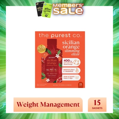 THE PUREST CO - Sicilian Orange Slimming Elixir Sachet 15s (Expiry: Mar`2027)