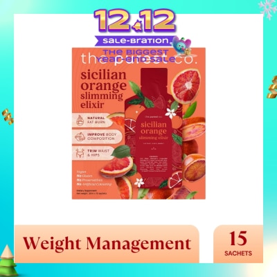 THE PUREST CO Sicilian Orange Slimming Elixir Sachet 15s (Expiry: May`2026)