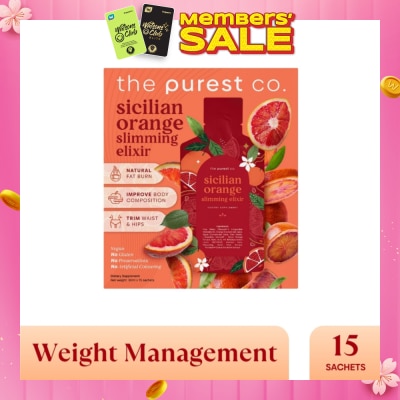 THE PUREST CO [CNY] Sicilian Orange Slimming Elixir Sachet 15s (Expiry: May`2026)