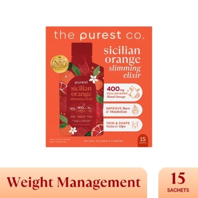 THE PUREST CO - Sicilian Orange Slimming Elixir Sachet 15s (Expiry: May`2026)