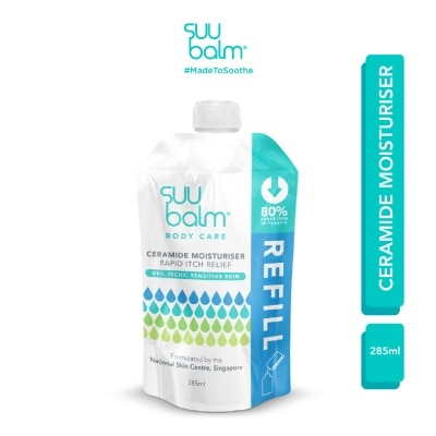 SUU BALM Ceramide Moisturiser (Rapid Itch Relief) Refill Pack 285ml