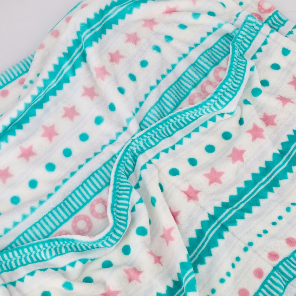 Solace Fleece Blanket with Hand & Foot Pocket 1s