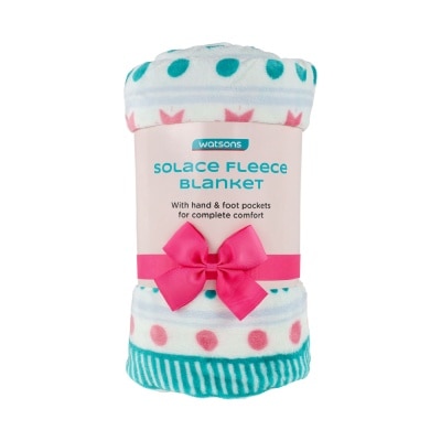 WATSONS [Christmas] Solace Fleece Blanket with Hand & Foot Pocket 1s