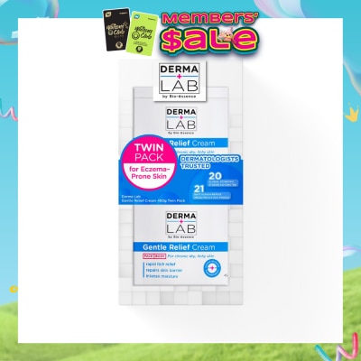 DERMA LAB - Gentle Relief Cream (For Chronic Dry, Itchy Skin, Rapid Itch Relief, Repairs Skin Barrier) 450g x 2s