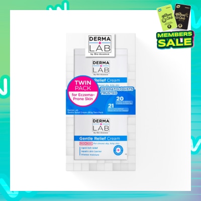 DERMA LAB Gentle Relief Cream (For Chronic Dry, Itchy Skin, Rapid Itch Relief, Repairs Skin Barrier) 450g x 2s
