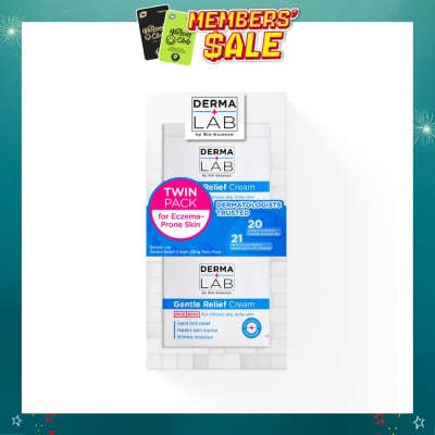 DERMA LAB - Gentle Relief Cream (For Chronic Dry, Itchy Skin, Rapid Itch Relief, Repairs Skin Barrier) 450g x 2s