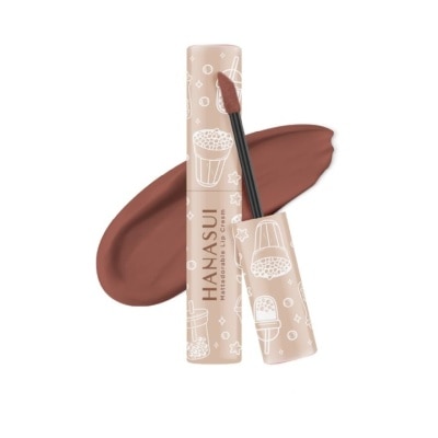 HANASUI Mattedorable Lip Cream (02 Brown Sugar), Long Lasting, Lightweight, Non Drying 4g