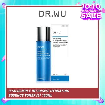 DR. WU Hyalucmplx Intensive Hydrating Essence Toner (Light), Toning Treatment That Rehydrates And Replenishes Skin With Moisture 150ml