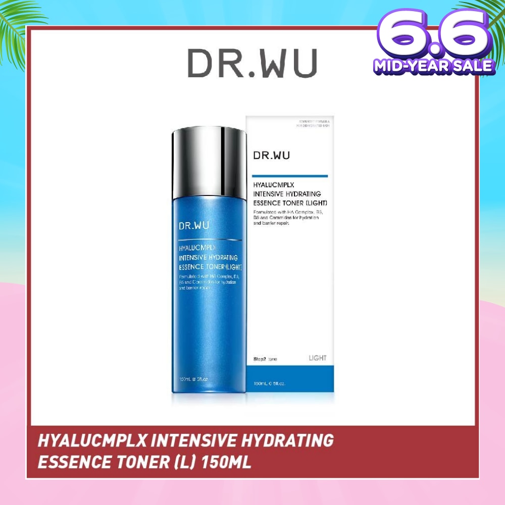 Hyalucmplx Intensive Hydrating Essence Toner (Light), Toning Treatment That Rehydrates And Replenishes Skin With Moisture 150ml