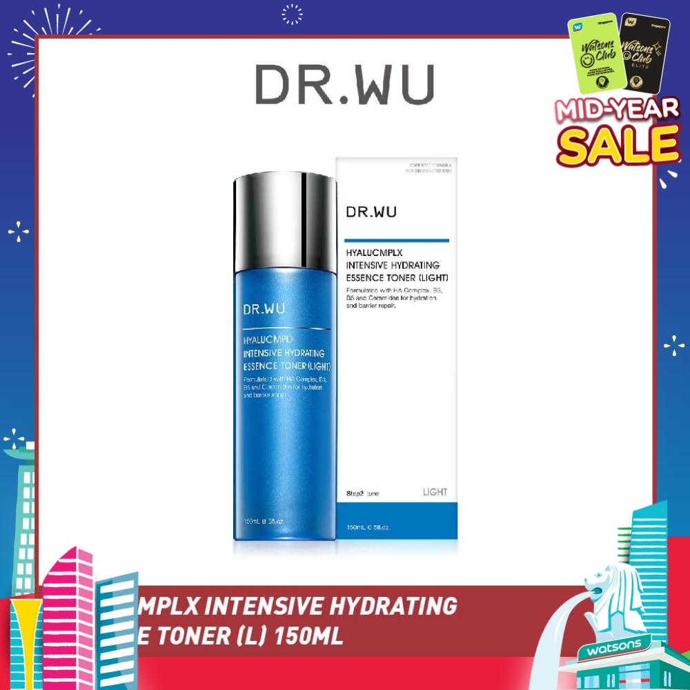 Hyalucmplx Intensive Hydrating Essence Toner (Light), Toning Treatment That Rehydrates And Replenishes Skin With Moisture 150ml