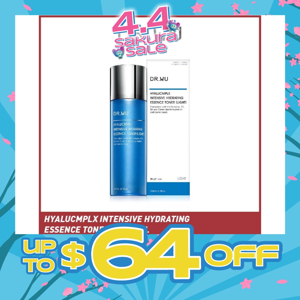 Hyalucmplx Intensive Hydrating Essence Toner (Light), Toning Treatment That Rehydrates And Replenishes Skin With Moisture 150ml