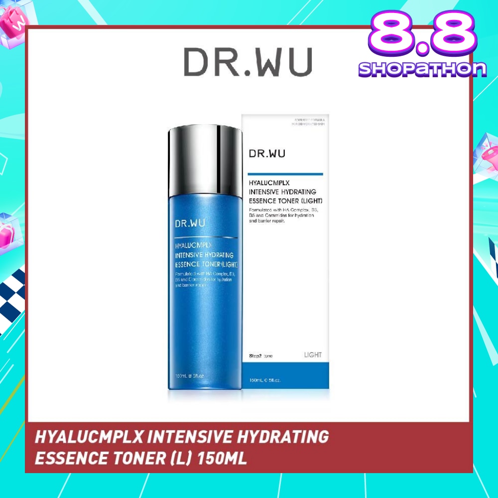Hyalucmplx Intensive Hydrating Essence Toner (Light), Toning Treatment That Rehydrates And Replenishes Skin With Moisture 150ml