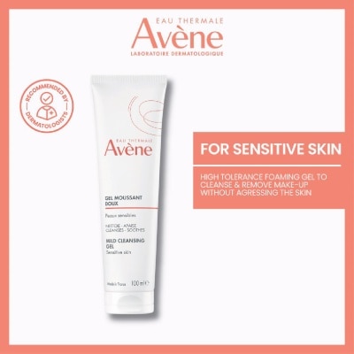 AVÈNE - Mild Cleansing Gel (Gentle Soapless Foam Cleanser) for Sensitive Skin 100ml