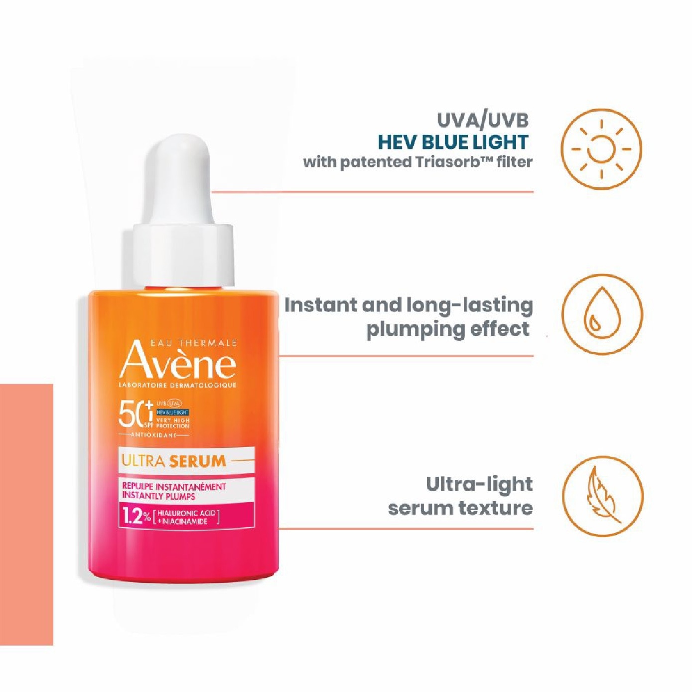 Ultra Serum SPF50+ Instantly Plumps 30ml