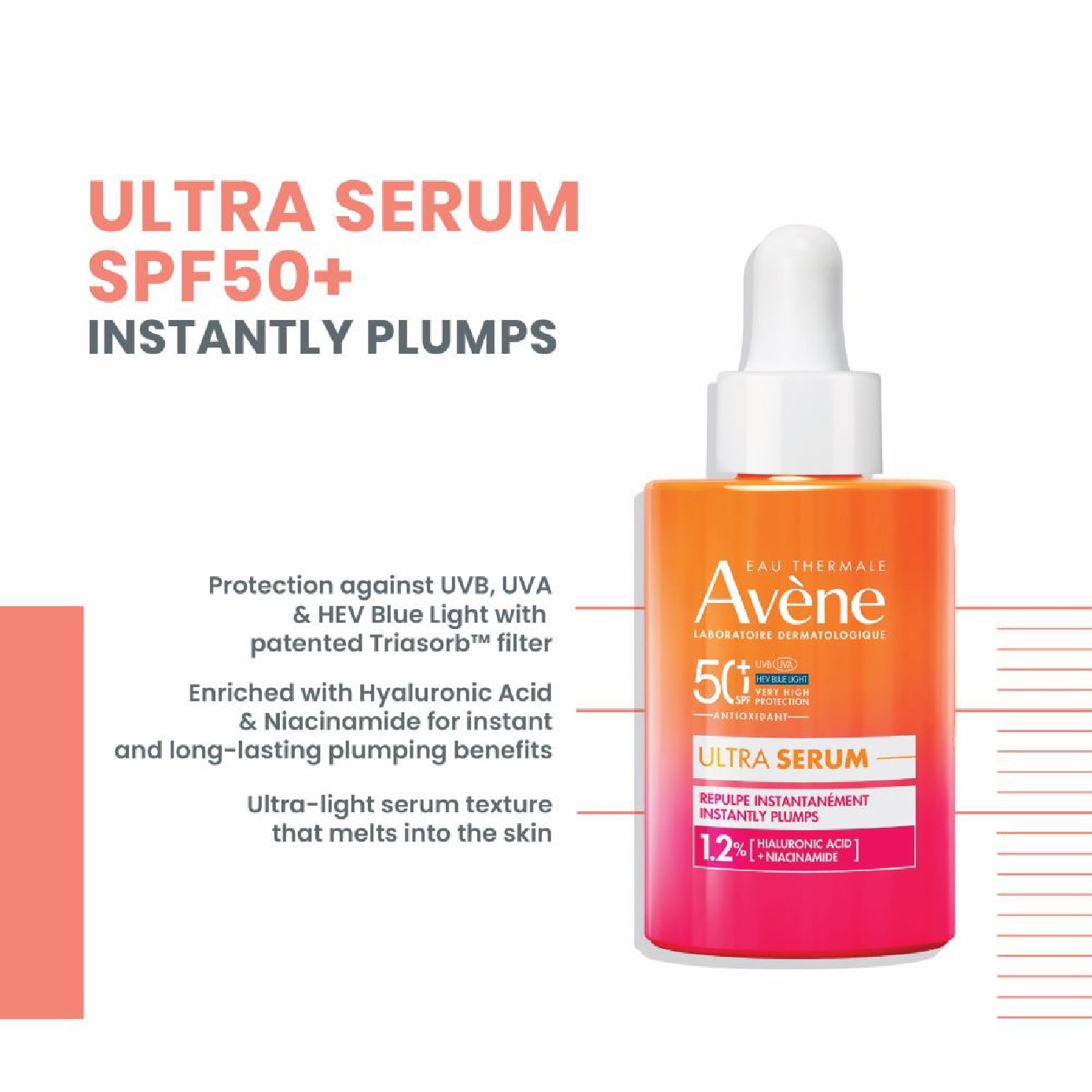Ultra Serum SPF50+ Instantly Plumps 30ml