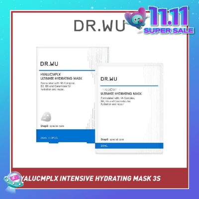 DR. WU Hyalucmplx Intensive Hydrating Mask 3s (Expiry: May`2026)