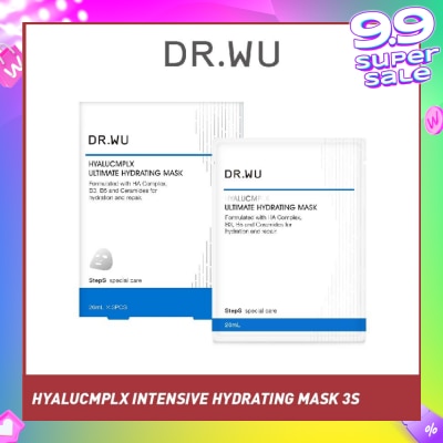 DR. WU Hyalucmplx Intensive Hydrating Mask 3s (Expiry: May`2026)