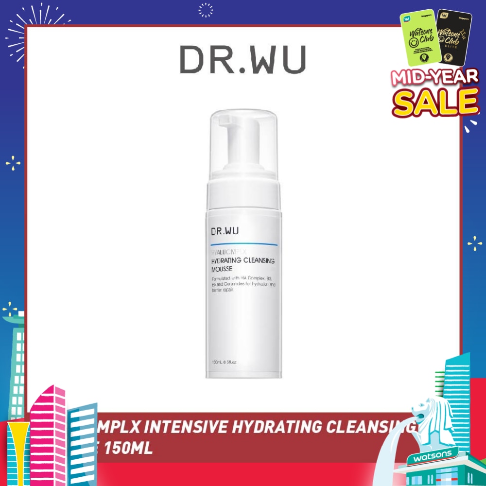 Hyalucmplx Intensive Hydrating Cleansing Mousse (Restores Skin's Natural Moisture Barrier, Perfect For Sensitive And Dry Skin) 150ml