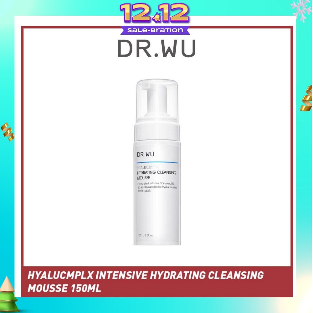 Hyalucmplx Intensive Hydrating Cleansing Mousse (Restores Skin's Natural Moisture Barrier, Perfect For Sensitive And Dry Skin) 150ml