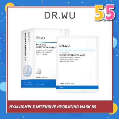 DR. WU Hyalucmplx Intensive Hydrating Mask (Facilitate Hydration, Replacing Lost Moisture And Reducing Dry Patches) 8s