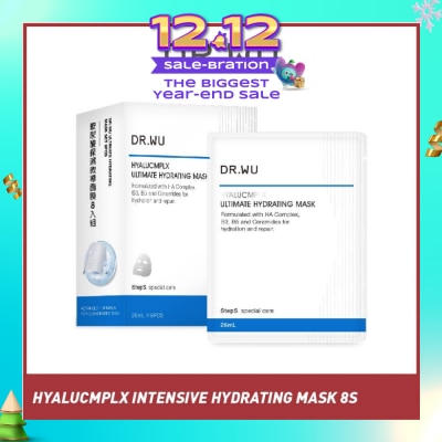 DR. WU Hyalucmplx Intensive Hydrating Mask (Facilitate Hydration, Replacing Lost Moisture And Reducing Dry Patches) 8s