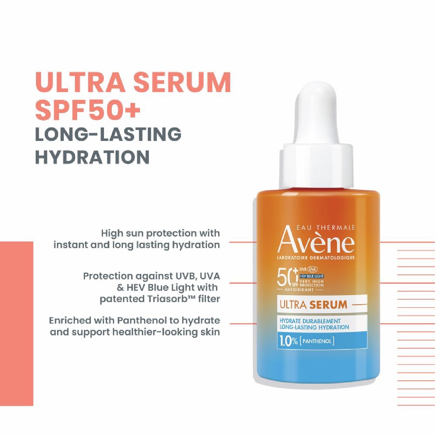 Ultra Serum SPF50+ Long-Lasting Hydration 30ml