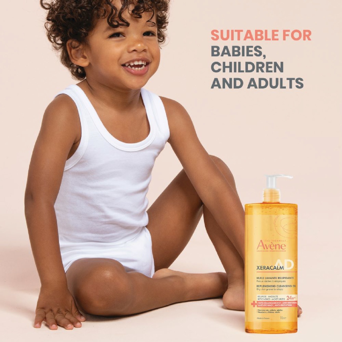 XeraCalm A.D Replenishing Cleansing Oil 1L