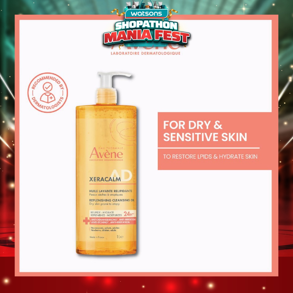 XeraCalm A.D Replenishing Cleansing Oil 1L