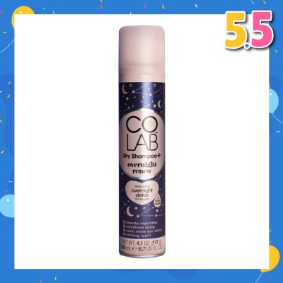 COLAB Dry Shampoo Overnight Renew (Amazing Overnight Detox Formula) 200ml