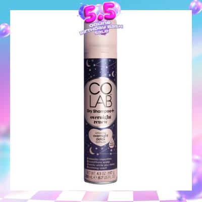 COLAB - Dry Shampoo Overnight Renew (Amazing Overnight Detox Formula) 200ml