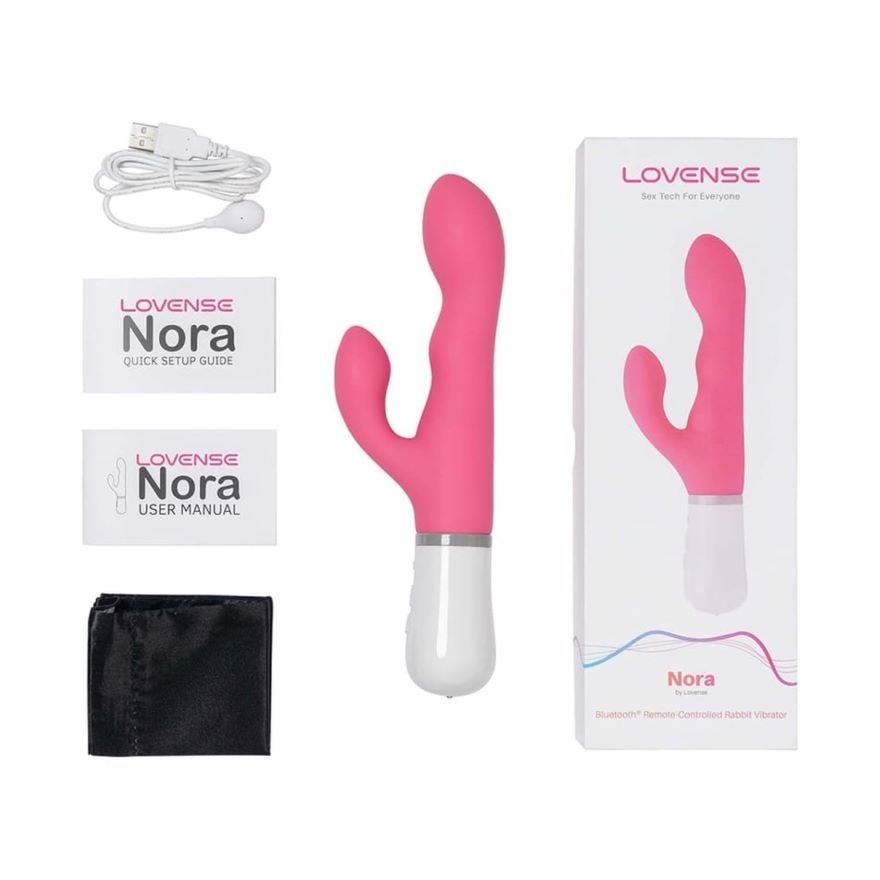 Nora App Controlled Rotating Rabbit Vibrator 1s