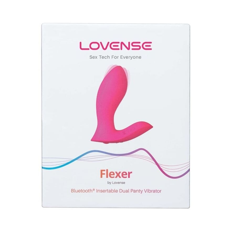 Flexer App-Controlled Dual Stimulation Panty Vibrator Pink 1s