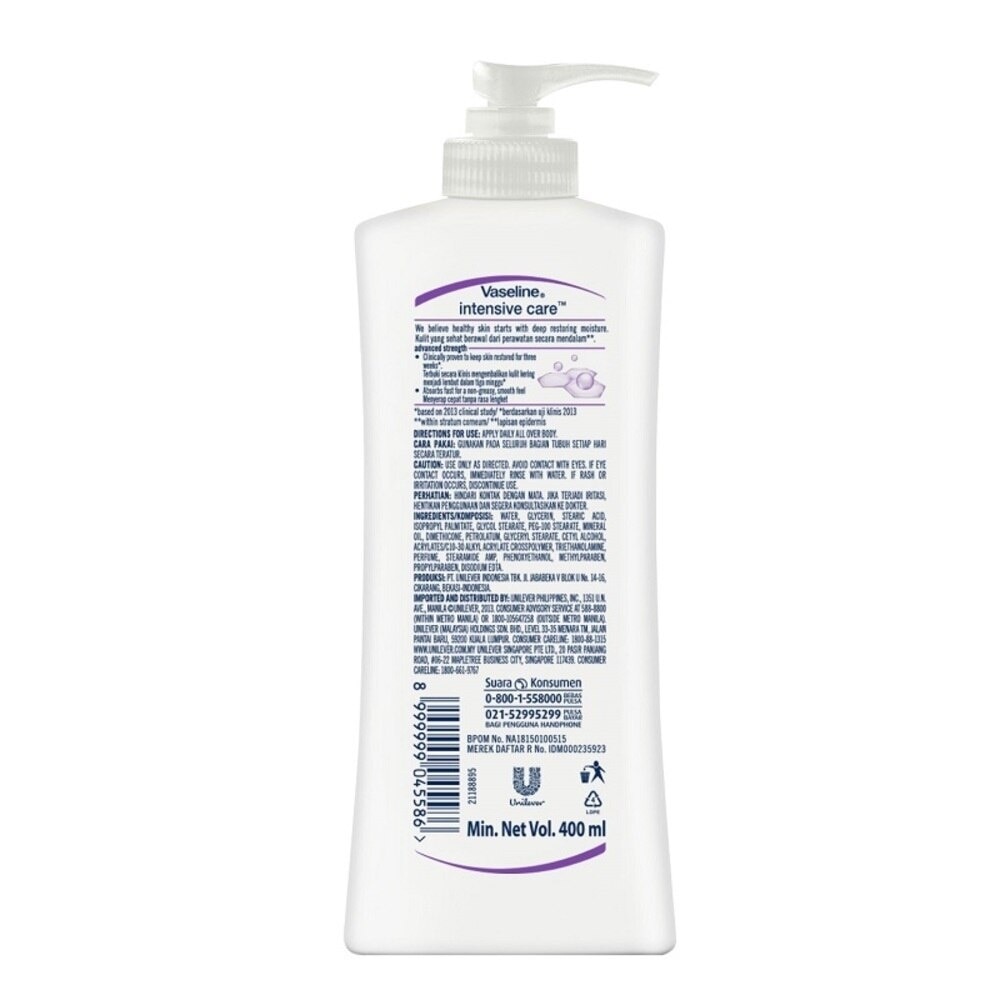 Intensive Care Advance Strength Non-Greasy Lotion 400ml