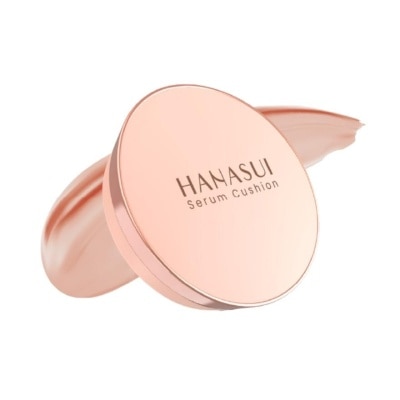 HANASUI Serum Cushion (10 Classic Ivory) Moisturising, Light Texture And Perfect Coverage 15g