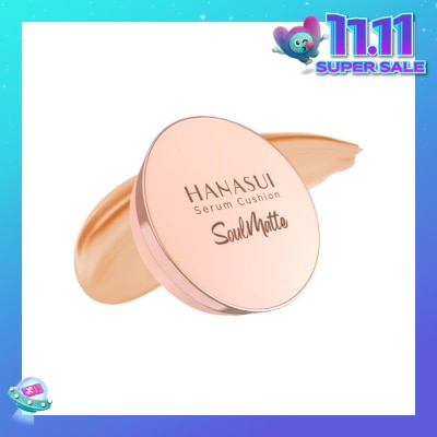 HANASUI Serum Cushion Soulmatte 103 Medium 15g (Expiry: May`2026)