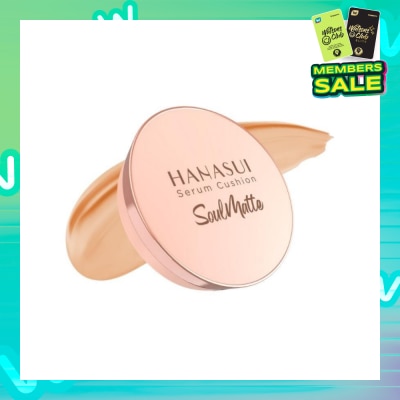 HANASUI Serum Cushion Soulmatte 103 Medium 15g (Expiry: May`2026)