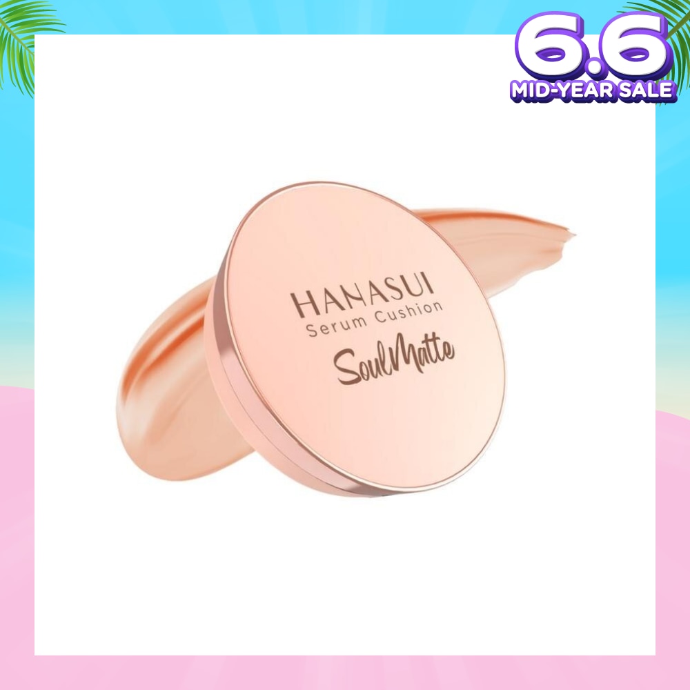 Serum Cushion Soulmatte (108 Creamy Beige) Create Flawless Look With Great Coverage That Lasts All Day 15g