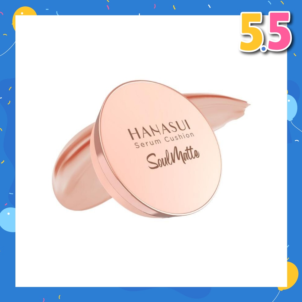 Serum Cushion Soulmatte (110 Classy Ivory) Create Flawless Look With Great Coverage That Lasts All Day 15g