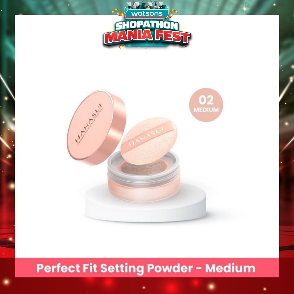 Perfect Fit Setting Powder (02 Medium) Smooth, Light And Blends Easily On The Face And Sets Makeup 12g (Expiry: Nov`2026)