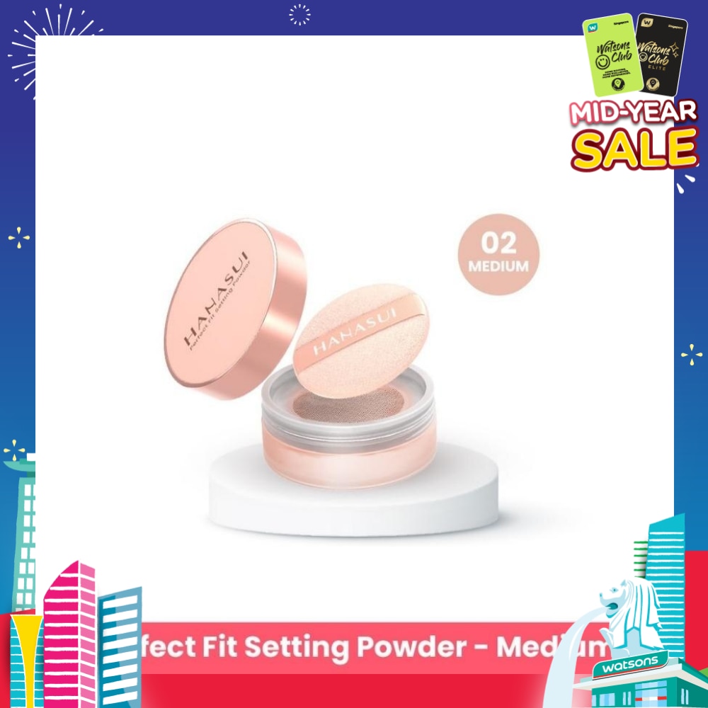 Perfect Fit Setting Powder (02 Medium) Smooth, Light And Blends Easily On The Face And Sets Makeup 12g